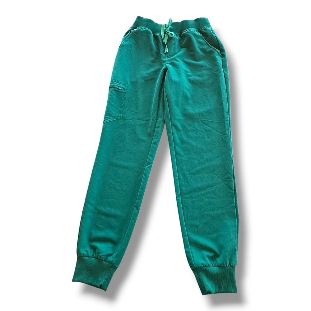 FIGS Zamora Jogger Scrub Pant Green PO 7163 Medical Nurse Doctor Women’s Size S